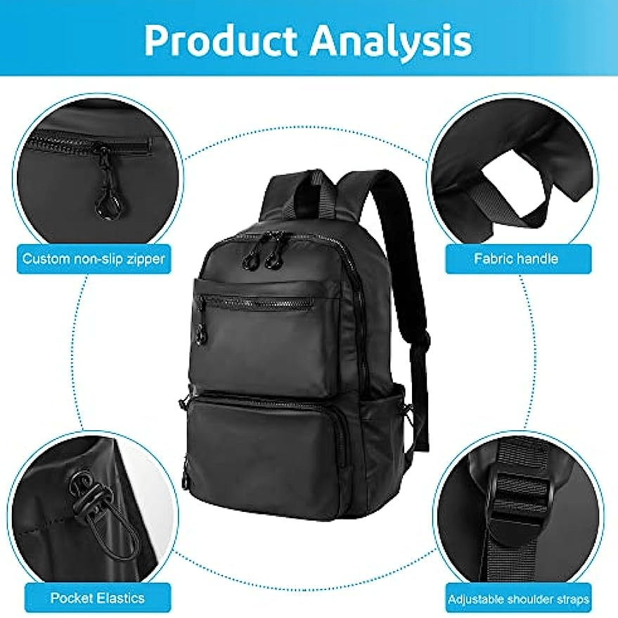 Large Capacity Men's Waterproof Travel Backpack for School