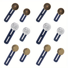 12pcs Waist Extension Buttons for Jeans & Pants, Adjustable Fit Easy to Use