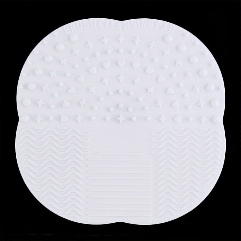 Flower-Shaped Makeup Brush Cleaning Pad