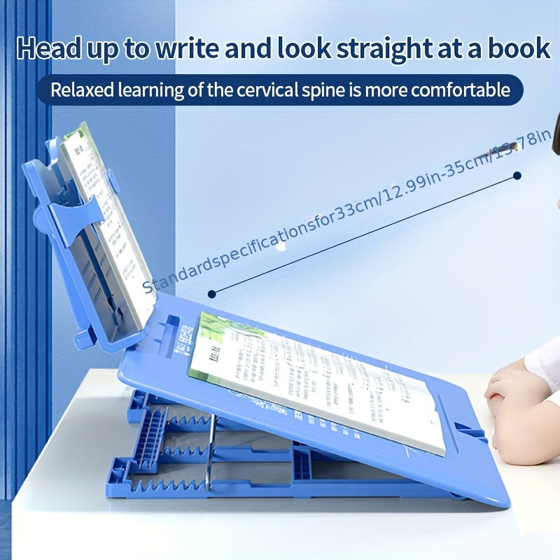 Pink Mprince 2in1 Study Desk w/ Posture Correction & Reading Bookshelf