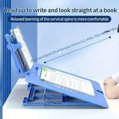 Pink Mprince 2in1 Study Desk w/ Posture Correction & Reading Bookshelf