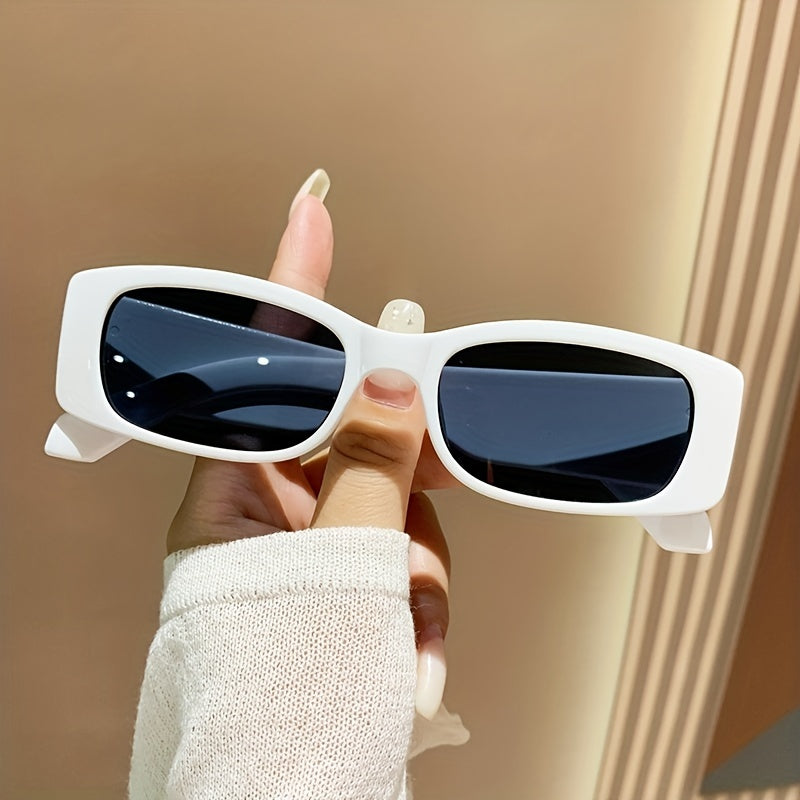 Y2K Rectangle Sunglasses UV400 Sun Shades