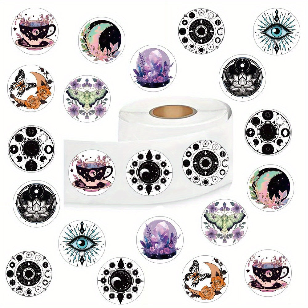 500 Mysterious Witchcraft Stickers Self Adhesive for Various Surfaces
