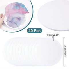 40pcs Calligraphy Paper 24" Diameter Ultra Thin Round Art & Craft Supplies