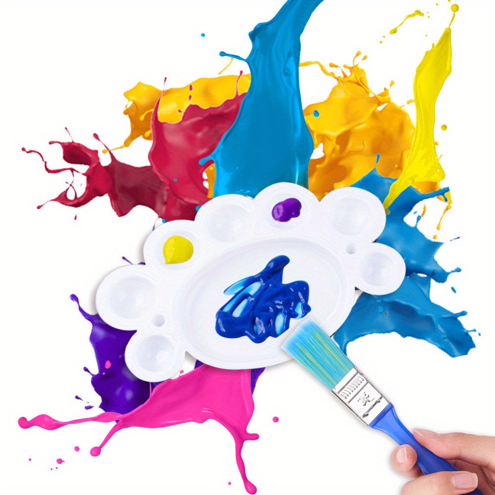 25pc DIY Sponge Brushes Seal Painting Tools Mixed Shapes & Text