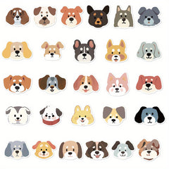 55pcs Dog Meme Sticker Pack Waterproof Cartoon Decals for DIY Projects
