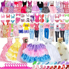 50pcs Doll Clothes and Accessories Kit for 11.5 Inch Dolls