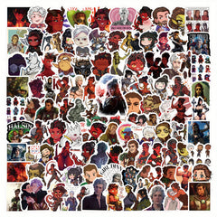 128pcs Baldur's Gate Character Stickers for Laptops