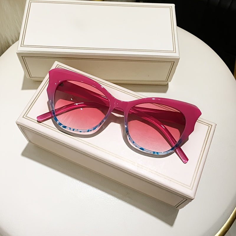 Candy Cat's Eye Sunglasses Gradient Y2K Glasses Vintage Holiday Accessories