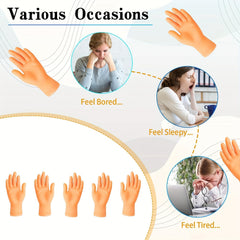 10 Pack Mini Hand Figurines Plastic Finger Puppets Creative Play Party Favors