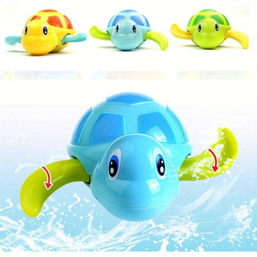 3pcs Bath Swimming Turtle Toys Water Pool Swimming Turtle Toy