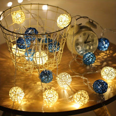 15pcs Wooden Rattan Ball Set for Home Decor and DIY Pet Toy