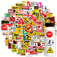 100pcs Waterproof Sticker Pack - Funny Cartoon Designs
