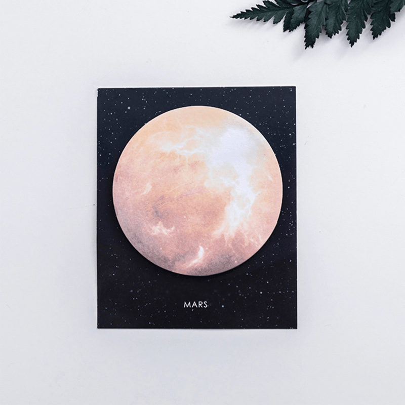 Multicolor Sticky Notes Pack - Planet Design