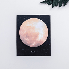Multicolor Sticky Notes Pack - Planet Design