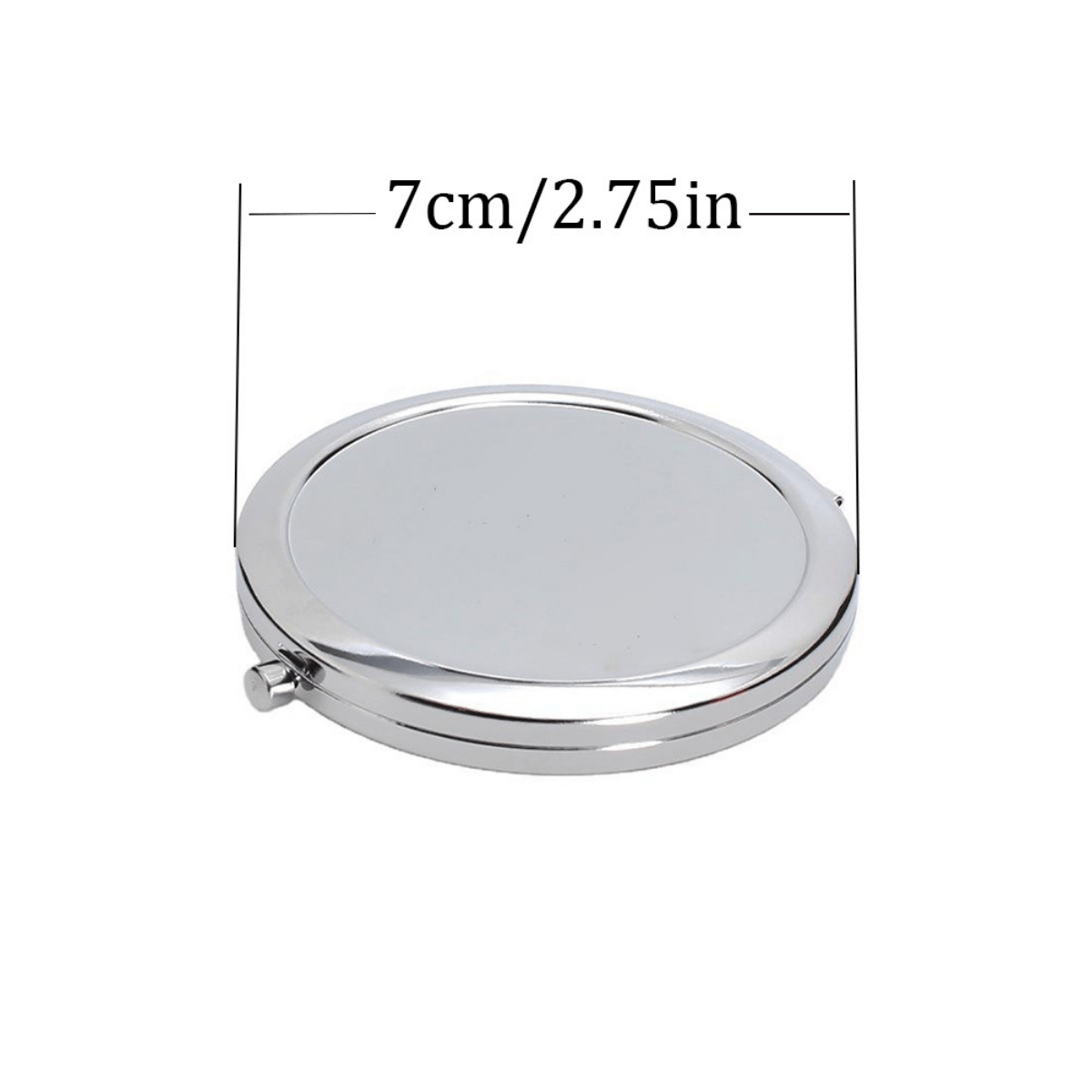 Personalized Wedding Pocket Compact Mirror Custom Name Engraved Bridesmaid Gift