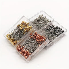100 Metal 4 Positioning Needles Sewing Jewelry DIY Fixed Sewing Needles