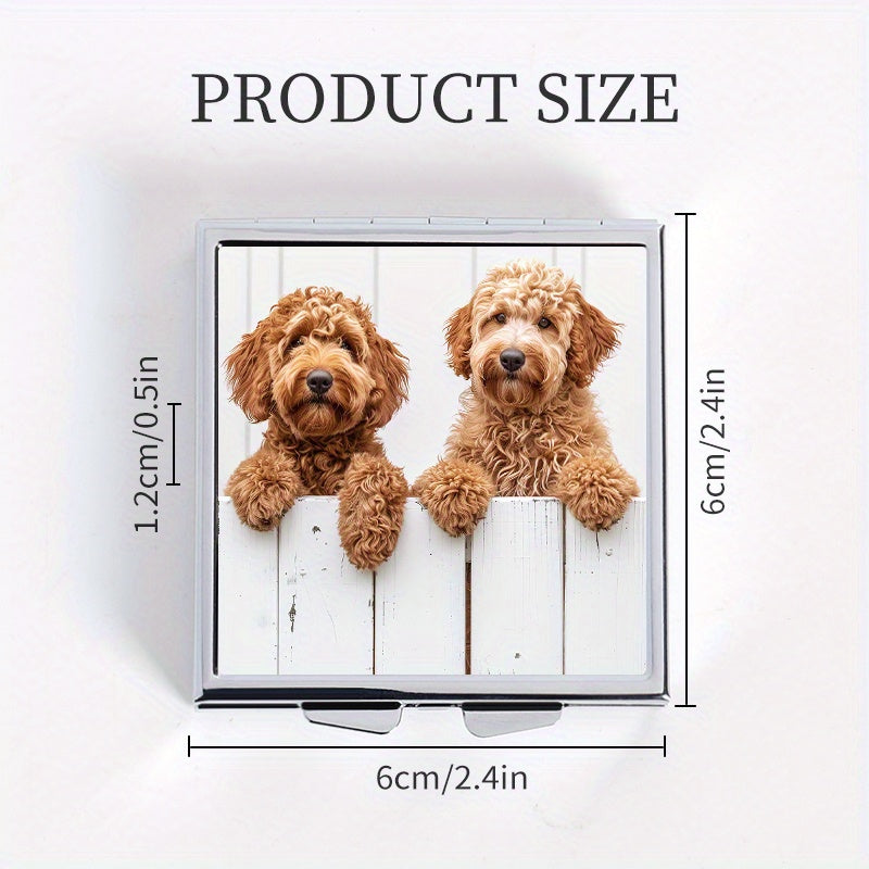 Mini Dog Pattern Pill Box