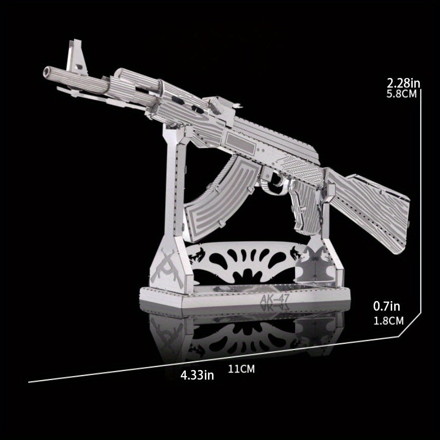 Steel 3D Puzzle Kit DIY Laser Cut Jigsaw Model Novelty Toy