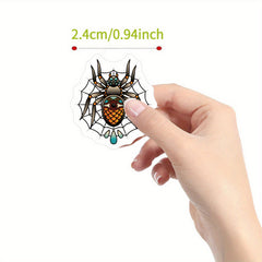 500pcs Spider Insect Sticker Pack - Water Bottles Laptop Decals