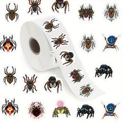 500pcs Spider Insect Sticker Pack - Water Bottles Laptop Decals