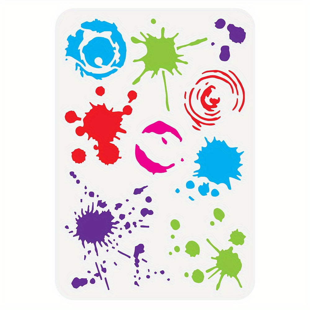 Reusable PVC Graffiti Stencil 29x21cm for DIY Art on Wood & Wall