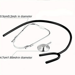 Stethoscope Toy Doctor's Tool Family Game Pink Plastic Metallic Accents