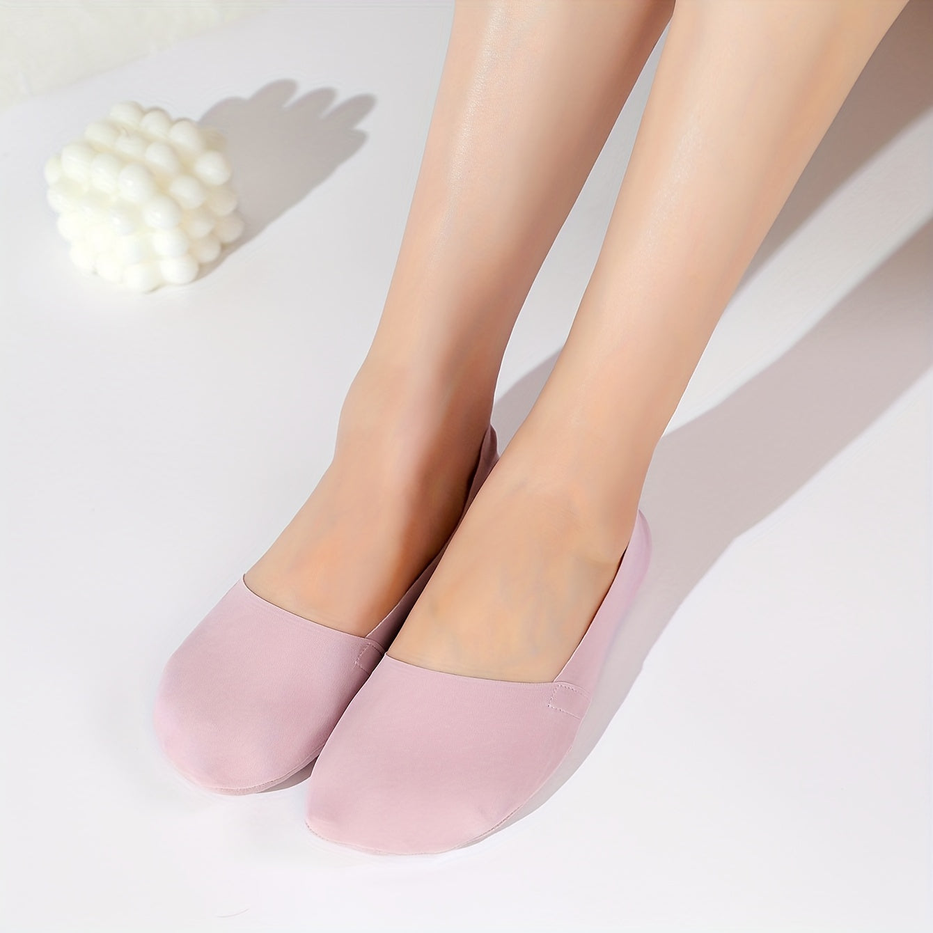 9 Pairs Non Slip Boat Socks Women's Stockings