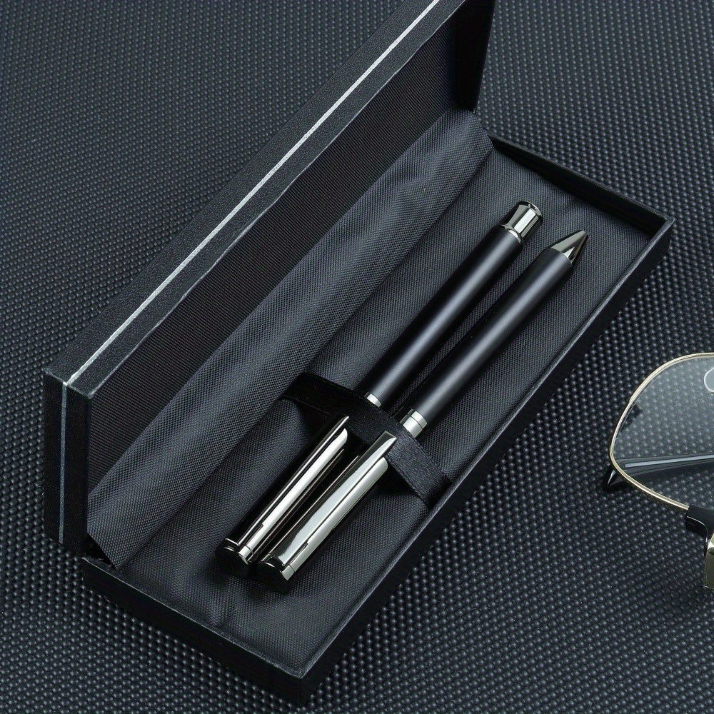 Elegant Boxed Metal Pens Set
