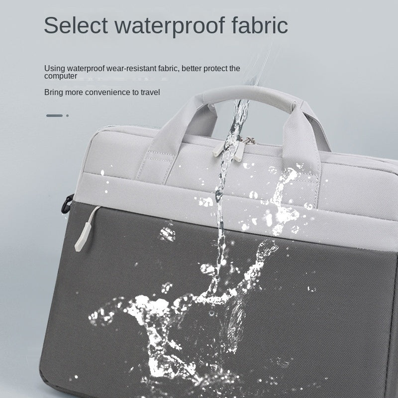 Water Resistant Laptop Bag with Shock Absorbing Liner