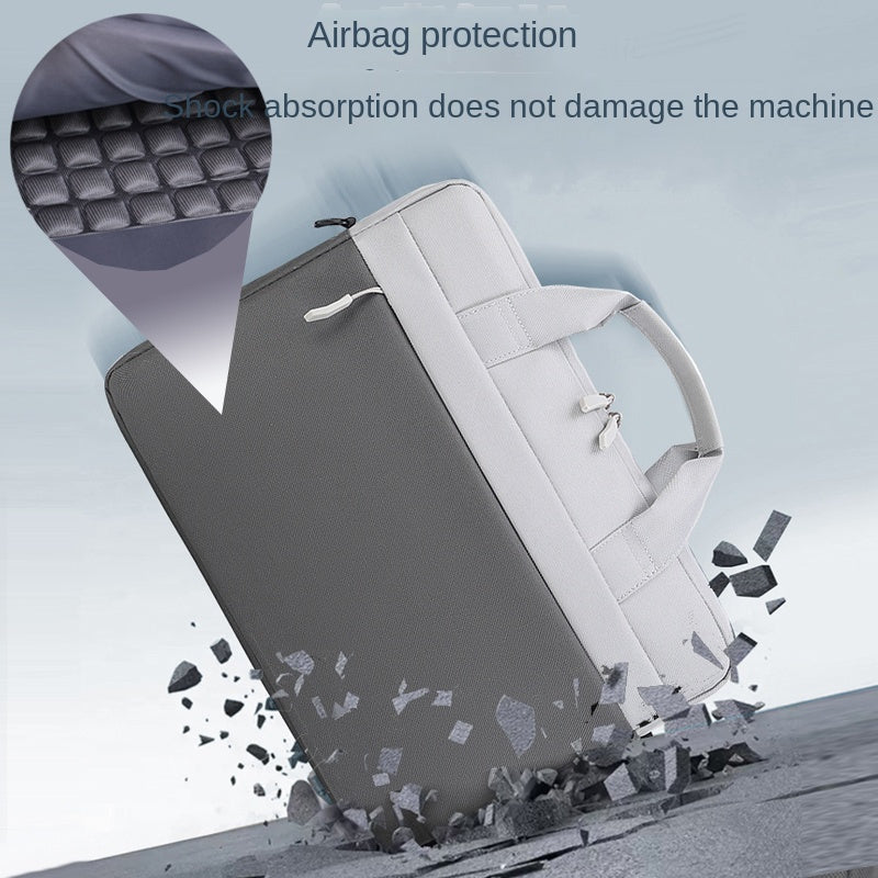 Water Resistant Laptop Bag with Shock Absorbing Liner