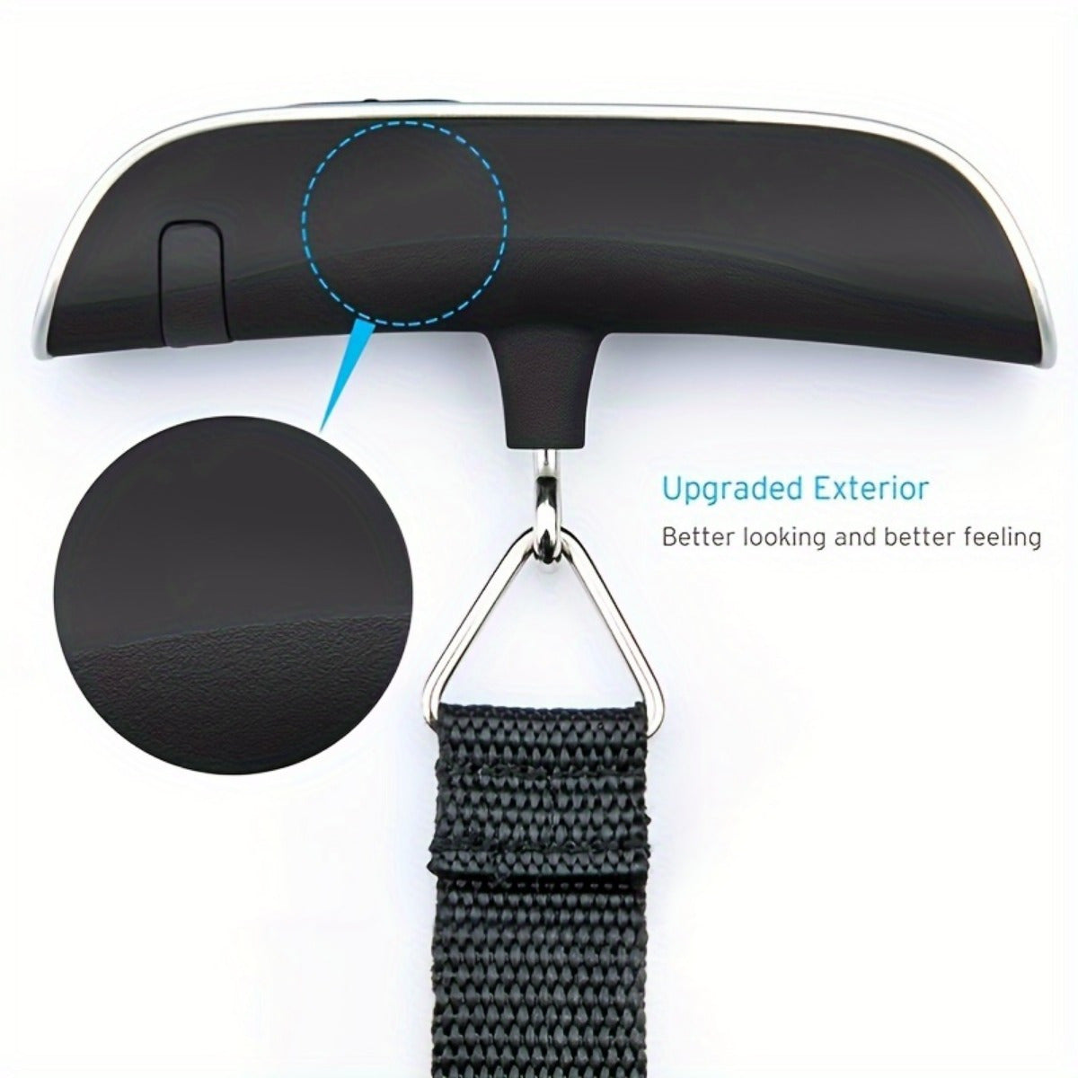 Digital Luggage Scale 110Lb 50Kg Backlit LCD Thermometer Sensor