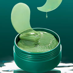 Green Moisturizing Eye Mask for Dark Circles and Wrinkles