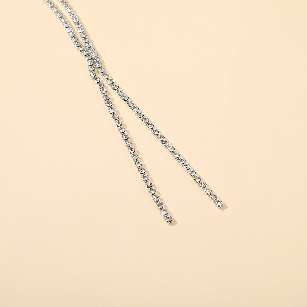Rhinestone Tassel Hair Clips for Ladies
