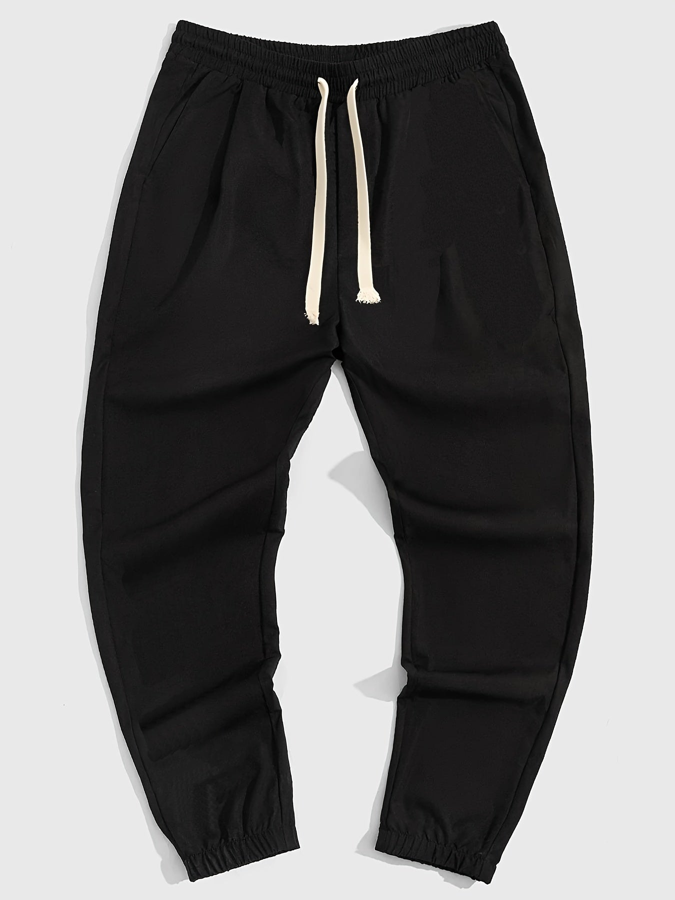 Skull Print Drawstring Sweatpants Loose Fit Joggers For Men