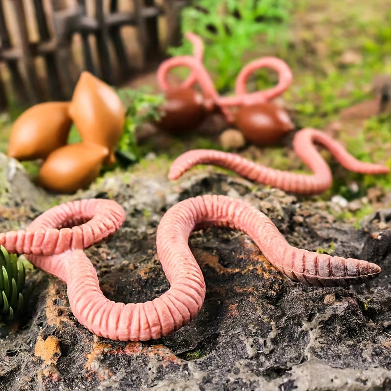 Mini Earthworm Growth Cycle Model - Teaching Toy & Gift for Ages 14+