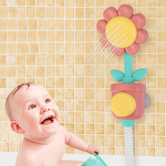 Sunflower Spray Shower Bath Toy for Kids Durable PVC Water Fun Toy