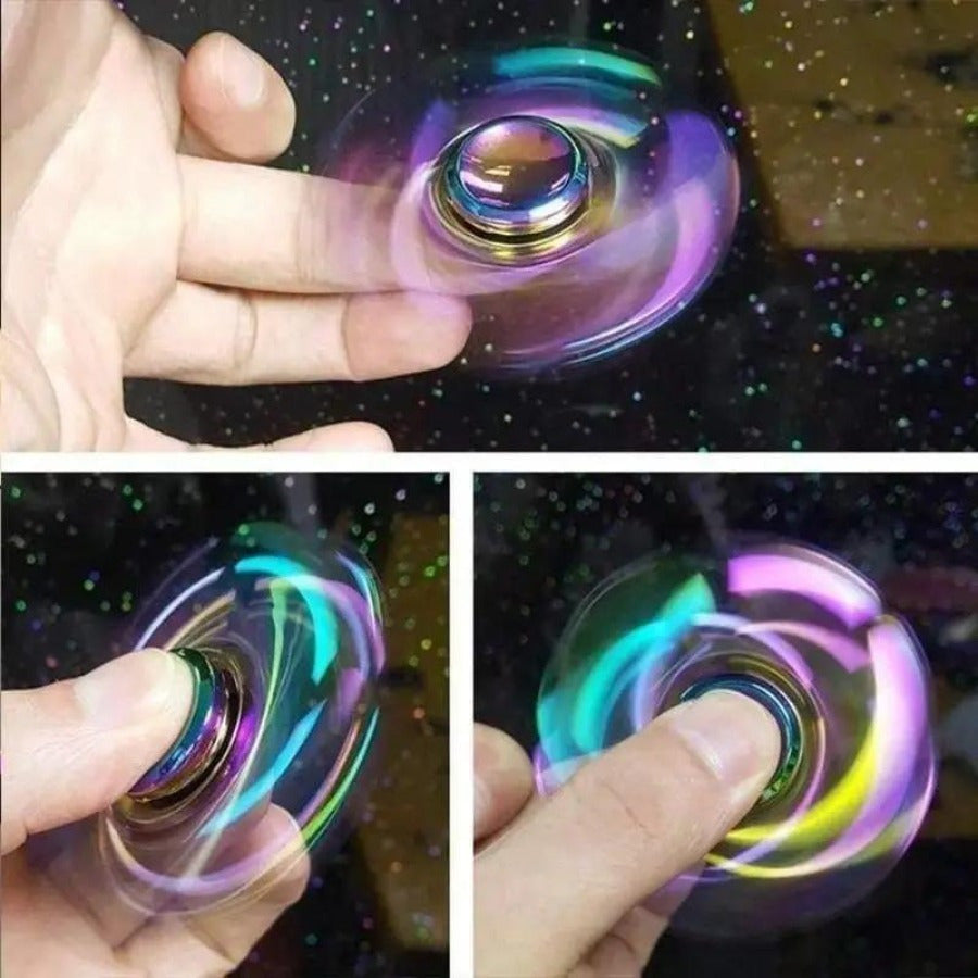 Colorful Metal Fidget Spinners 4 Pack for Stress Relief