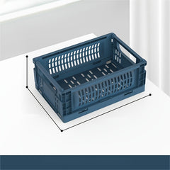 Small Folding Storage Basket for Picnics and Organization