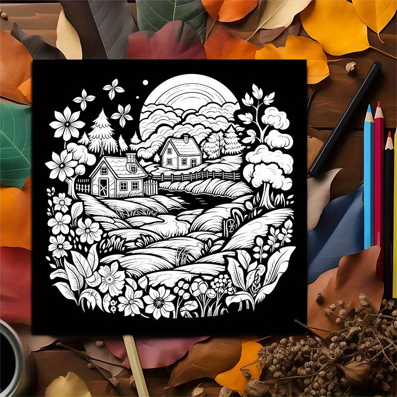 Scottish Highland Cow Coloring Book Fun Relaxation Gift for Birthdays & Holidays