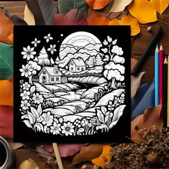 Scottish Highland Cow Coloring Book Fun Relaxation Gift for Birthdays & Holidays
