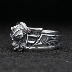 Men's Punk Style Skull Zirconia Ring Jewelry Gift