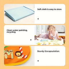 Reusable Water Canvas Mat, Mess-Free Drawing Fun Toy for Kids