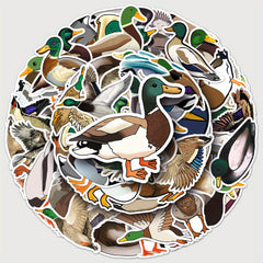 50 Mallard Duck Cartoon Stickers for Decorating