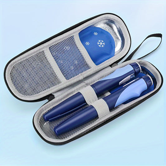 Portable Insulin Cooler Travel Bag Lightweight Durable Vinyl Material