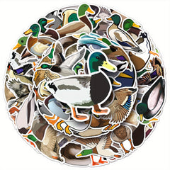 50 Mallard Duck Cartoon Stickers for Decorating