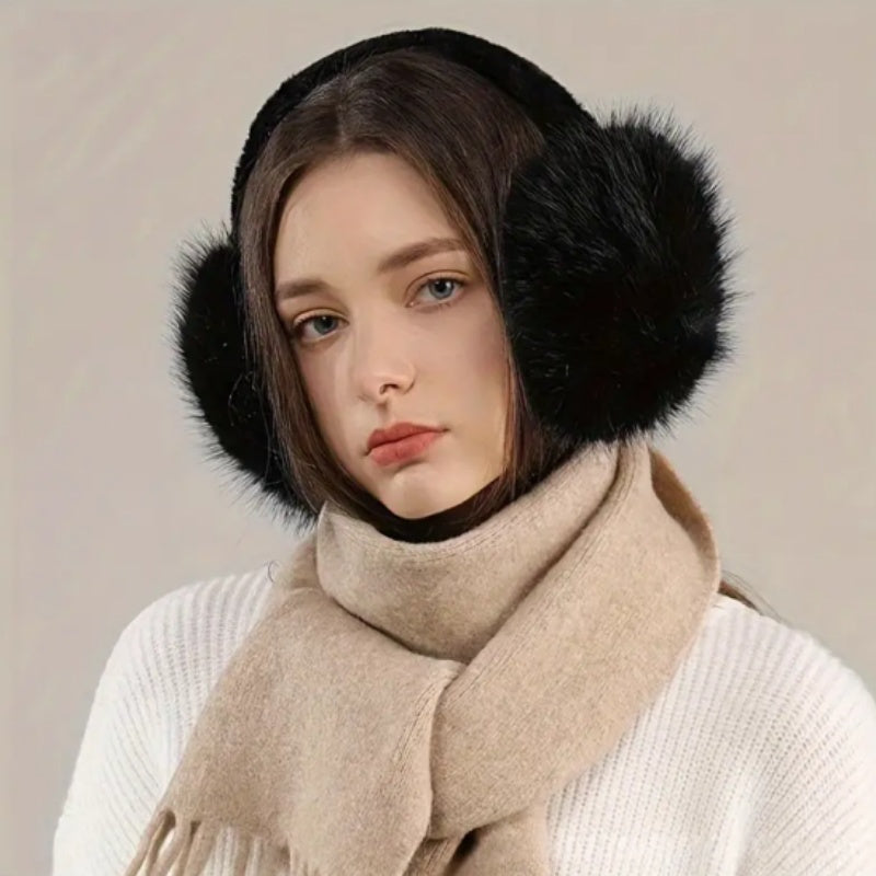 Windproof Plush Cozy Women's Earmuffs Winter Comfort