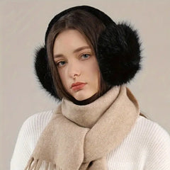 Windproof Plush Cozy Women's Earmuffs Winter Comfort