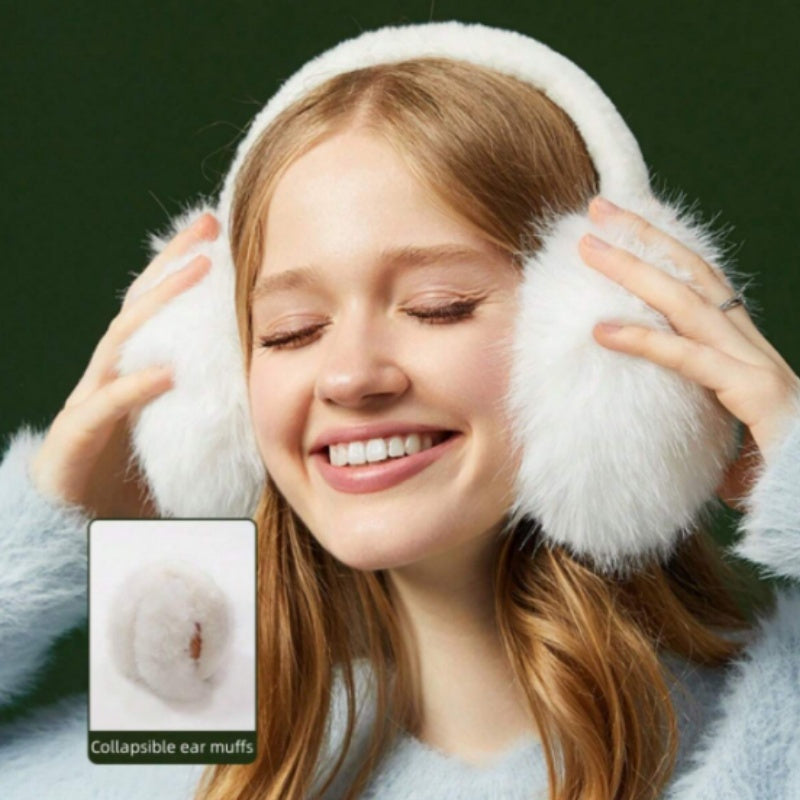 Windproof Plush Cozy Women's Earmuffs Winter Comfort