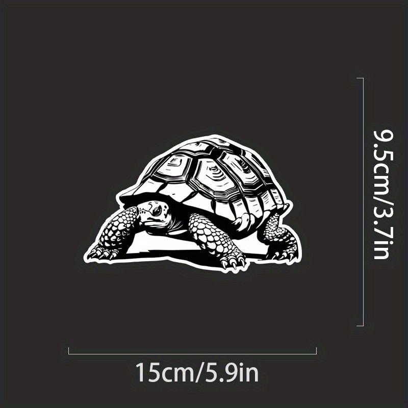 Turtle Pattern Vinyl Sticker Matte Finish Self Adhesive